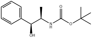 Carbamic acid, N-[(1R,2S)-2-hydroxy-1-methyl-2-phenylethyl]-, 1,1-dimethylethyl ester,117037-25-9,结构式