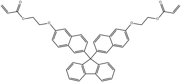 9,9-bis[2-(acryloyloxyethoxy)naphthalene-6-yl]fluorene|9,9-bis[2-(acryloyloxyethoxy)naphthalene-6-yl]fluorene