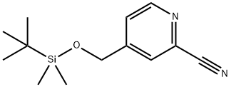 2-cyano-4-((tert-butyldimethylsilyloxy)methyl)pyridine