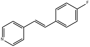 Pyridine, 4-[(1E)-2-(4-fluorophenyl)ethenyl]- Structure