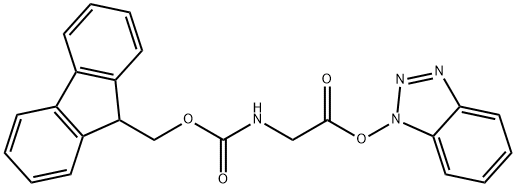 FMOC-GLYCINE OBT ESTER,117830-89-4,结构式