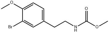 Methyl 3-Bromo-4-methoxyphenethylcarbamate, 1181691-32-6, 结构式