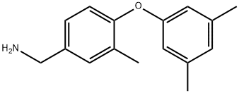 4-(3,5-dimethylphenoxy)-3-methylphenyl]methanamine Structure