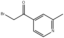 Ethanone, 2-bromo-1-(2-methyl-4-pyridinyl)- Structure