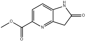 4-Aza-2-oxindole-5-carboxylic acid methyl ester, 1190311-14-8, 结构式