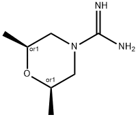 4-Morpholinecarboximidamide, 2,6-dimethyl-, (2R,6S)-rel- Structure