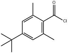 Benzoyl chloride, 4-(1,1-dimethylethyl)-2,6-dimethyl- Structure