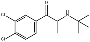 2-(tert-ButylaMino)-3',4'-chloropropiophenone hydrochloride Structure