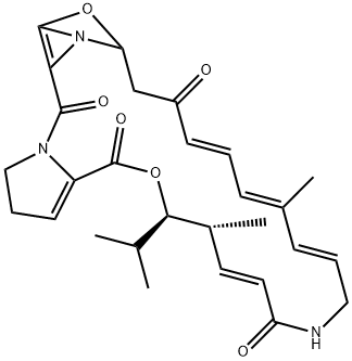 13,14-anhydrovirginiamycin M1 Struktur