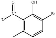6-溴-3-甲基-2-硝基苯酚,1195533-07-3,结构式