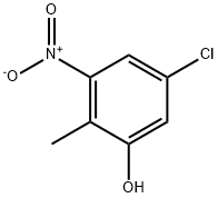 Phenol, 5-chloro-2-methyl-3-nitro- Structure