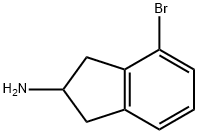 4-Bromo-indan-2-ylamine Structure