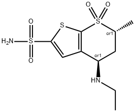 多佐胺杂质 37(外消旋多佐胺) 结构式