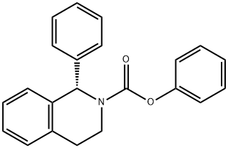 Phenyl (S)-1-Phenyl-1,2,3,4-tetrahydroisoquinoline-2-carboxylate, 1203447-95-3, 结构式