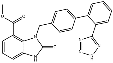 坎地沙坦甲酯去乙基类似物,1203674-06-9,结构式