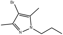 4-Bromo-3,5-dimethyl-1-propyl-1H-pyrazole Structure