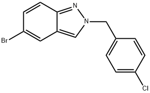 5-Bromo-2-(4-chlorobenzyl)-2H-indazol Structure