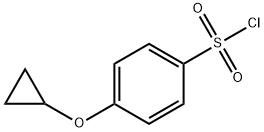 4-Cyclopropoxybenzene-1-sulfonyl Chloride Structure