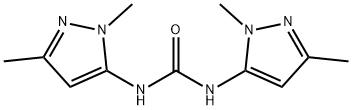 1,3-Bis(1,3-dimethyl-1H-pyrazol-5-yl)urea Structure