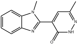 6-Methyl-4-(1-methyl-1H-1,3-benzodiazol-2-yl)-2,3-dihydropyridazin-3-one Struktur