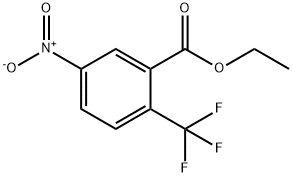 Ethyl 5-nitro-2-(trifluoromethyl)benzoate 化学構造式