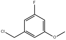 Benzene, 1-(chloromethyl)-3-fluoro-5-methoxy- Structure
