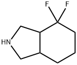 1H-Isoindole, 4,4-difluorooctahydro- 结构式