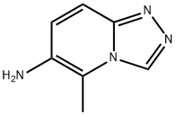 5-methyl-[1,2,4]triazolo[4,3-a]pyridin-6-amine 化学構造式