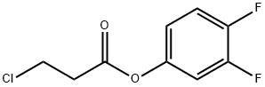 Propanoic acid, 3-chloro-, 3,4-difluorophenyl ester|Propanoic acid, 3-chloro-, 3,4-difluorophenyl ester