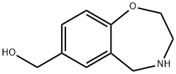 1,4-benzoxazepine-7-methanol, 2,3,4,5-tetrahydro-,1217862-58-2,结构式