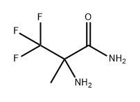 2-amino-3,3,3-trifluoro-2-methylpropanamide 化学構造式