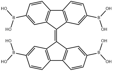 2,2',7,7'-tetraborate-9,9-biphenylene Struktur