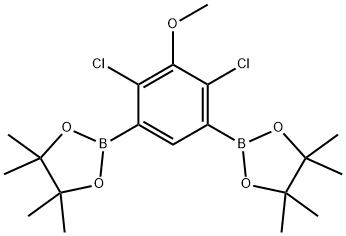 2,2-(4,6-Dichloro-5-Methoxy-1,3-Phenylene)Bis(4,4,5,5-Tetramethyl-1,3,2-Dioxaborolane)(WXC02280)|4,6-二氯-5-甲氧基-1,3-苯硼酸频哪醇酯