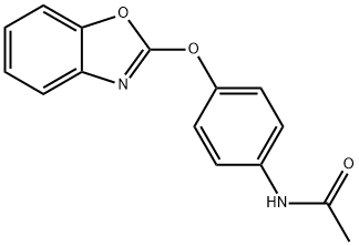 N-[4-(1,3-Benzoxazol-2-yloxy)phenyl]acetamide Structure