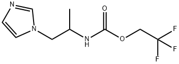 2,2,2-Trifluoroethyl N-[1-(1H-imidazol-1-yl)propan-2-yl]carbamate,1223468-06-1,结构式