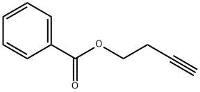 3-Butyn-1-ol, 1-benzoate Struktur