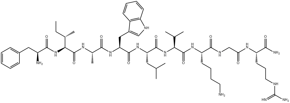 GLP-1 (28-36)amide,1225021-13-5,结构式