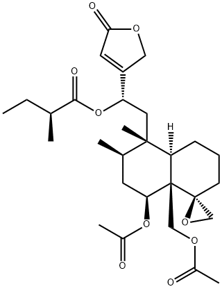 アジュガマリンF4 化学構造式