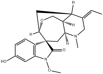11-羟基胡蔓藤碱乙, 122590-04-9, 结构式