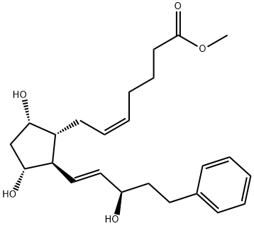 Bimatoprost Acid 15-Epi Methyl Ester,122675-28-9,结构式