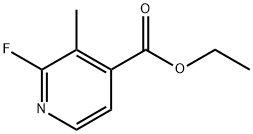 4-Pyridinecarboxylic acid, 2-fluoro-3-methyl-, ethyl ester Structure