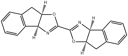 2,2'-Bi-8H-indeno[1,2-d]oxazole, 3a,3'a,8a,8'a-tetrahydro-, (3aS,3'aS,8aR,8'aR)- Struktur