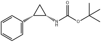 tert-butyl ((1S,2S)-2-phenylcyclopropyl)carbamate(WXC08401) 化学構造式