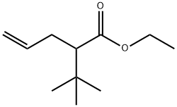 Ethyl 2-tert-Butylpent-4-enoate 化学構造式