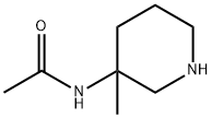 N-(3-Methylpiperidin-3-yl)acetamide Struktur