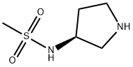 Methanesulfonamide, N-(3S)-3-pyrrolidinyl- Struktur