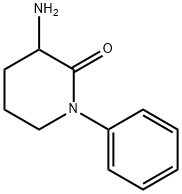 3-氨基-1-苯基哌啶-2-酮 结构式
