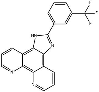 2-(3-trifluoroMethylphenyl)iMidazole[4,5f][1,10]phenanthroline,1233850-90-2,结构式