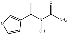 N-1-(fur-3-ylethyl)-N-hydroxyurea Structure