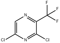 Pyrazine, 3,5-dichloro-2-(trifluoromethyl)- Structure